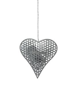 Diseño de lujo Metal colgante corazón adornos navideños árbol decorativo colgante vacaciones festivo decoración del hogar - Product Image 5