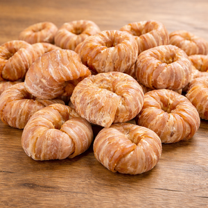 Beef Trachea <b>Ball</b> Dehydrated Chewable <b>Treats</b> for Dogs and <b>Cats</b> High Protein Meat Snack with Chicken and Fruit Flavors - Product Image 3
