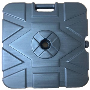 กระป๋องน้ำรูปธง20 LT สีดำวัสดุคุณภาพสูงพร้อมอุปกรณ์พลาสติกสามารถเติมน้ำและทรายได้ - Product Image 4