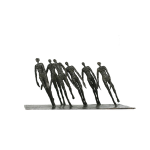 Escultura Figurativa de Metal Bronce, Decoración Artística para Mesa, Figuras Humanas Hechas a Mano para Decoración de Sala de Estar, Venta al Por Mayor - Product Image 2