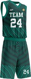Conjunto de uniforme de baloncesto hecho a medida de alta calidad para hombre, pantalones cortos de Jersey impresos por sublimación completa, ropa de baloncesto de diseño único - Product Image 3
