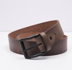 Ceinture en jean de luxe à la mode pour hommes OEM ceintures en cuir véritable pour hommes Logo personnalisé qualité boucle ardillon vente en gros de haute qualité mode - Product Image 1