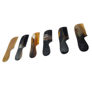 Peigne en corne biologique de qualité supérieure, best-seller, peigne de toilettage pour cheveux naturel fait à la main, fournisseur en gros, durable - Product Image 2