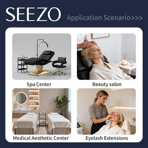 Table de massage de luxe à vente chaude 2026, lit de spa pour la tête, lit de beauté pour les soins du visage, extension de cils, lit de massage <span class=keywords><strong>portable</strong></span>, lit de salon de beauté - Product Image 6