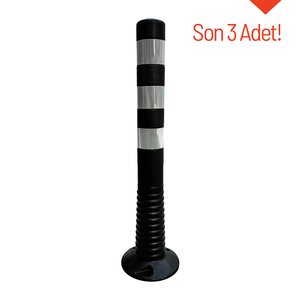 Delineateur de circulation flexible noir en TPE 75 x 8 cm - Product Image 6