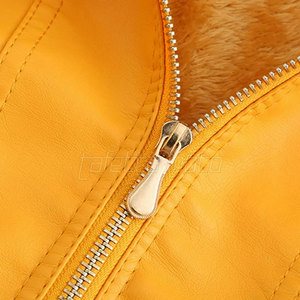 Chaquetas de Cuero para Motocicleta de Diseño Delgado y Ajustado para Mujer, Servicio OEM, la Mejor Calidad, Ropa de Invierno Transpirable - Product Image 3