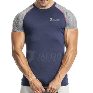 เสื้อยืดผู้ชายเนื้อผ้าทนทาน ใส่สบาย สำหรับออกกำลังกาย สีพื้น ผลิตในประเทศปากีสถาน - Product Image 4