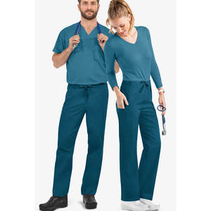 Alta calidad Scrub Enfermera Mujeres Ropa DE TRABAJO Belleza Médico Spandex Scrubs Uniforme Trajes Cuidado DE LA SALUD - Product Image 1