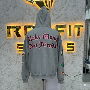 Nueva llegada, mejor precio, sudadera con capucha y cremallera más demandada, la mejor impresión, fabricada en fábrica, sudaderas con capucha para hombre a precio económico, sudaderas con capucha para hombre - Product Image 3