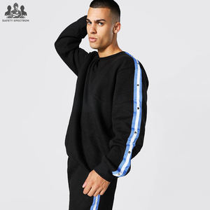 Conjunto Deportivo Informal de Invierno para Hombre, Color Sólido |   Conjunto Deportivo para Calentamiento |   Producción en Masa de Ropa Deportiva Moderna - Product Image 6