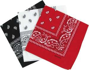 Foulard bandana carré avec logo personnalisé imprimé couvre-chef en coton de haute qualité produit léger mode autres écharpes - Product Image 3