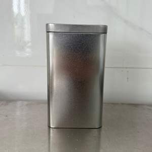 Boîte de conserve OEM ODM fabrication boîte en métal emballage avec couvercle à charnière petite boîte en fer blanc personnalisée en gros - Product Image 1