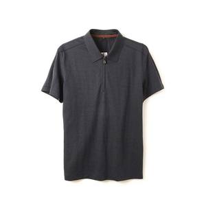 Polos pour hommes OEM de haute qualité respirants et légers pour l'été Vêtements pour hommes Chemises en coton grande taille à demi-fermeture éclair - Product Image 4