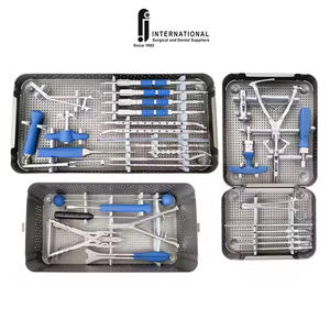 Juego de instrumentos ortopédicos de tornillo pedicular para columna vertebral Kit completo de implante quirúrgico Instrumentos de cirugía de columna vertebral de acero inoxidable - Product Image 1