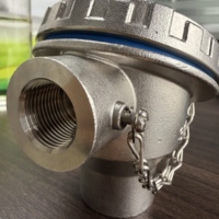 Boîtier de connexion pour thermocouple en acier inoxydable KNE 304, moulé, résistant à la corrosion, étanche avec joint en caoutchouc pour utilisation chimique extérieure
