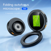 Inskam 365 Pocket Digital Microscope 500X Glass LED Autofocus AF 2 Inch 8LED Screen 2MP Full HD PC Support OEM/ODM Magnifier