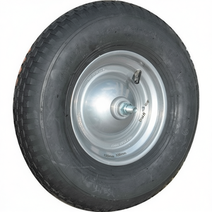 Roue pneumatique MBA 400 mm avec chambre à air de 100 mm de largeur et butée de tirage d'axe - Product Image 3