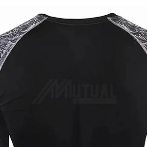 เสื้อแรชการ์ดกีฬาแบบยาว ระบายอากาศได้ดี ผลิตตามสั่ง ราคาโรงงาน คุณภาพสูง ผลิตจากผ้าสแปนเด็กซ์/โพลีเอสเตอร์ สำหรับมืออาชีพ สินค้าใหม่พร้อมส่ง - Product Image 5