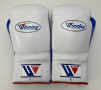 Gants de boxe professionnels GYMSTERO en cuir véritable lacés, personnalisables, de haute qualité, 16 oz, pour entraînement et arts martiaux