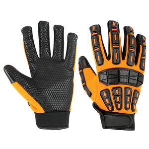 Guantes de mecánico de cuero para hombre con logotipo impreso personalizado de alta calidad, guantes de mecánico para hombre de último diseño al por mayor - Product Image 1