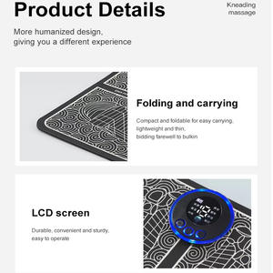 Heimgebrauch Tragbares elektrisches Massage gerät EMS Fuß massage gerät Matten polster, EMS Fuß massage gerät - Product Image 5