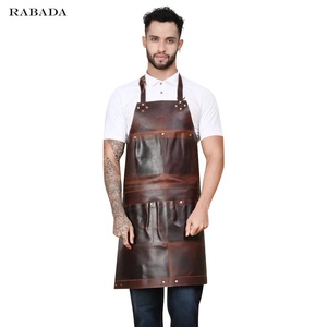 Tablier en cuir véritable de haute qualité polyvalent tous types tabliers de travail avec tablier de poche à outils - Product Image 1