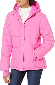 Fabricant en gros personnalisé haute qualité manteau d'hiver en duvet bulle surdimensionné femmes veste avec capuche couleur rose doudoune - Product Image 2