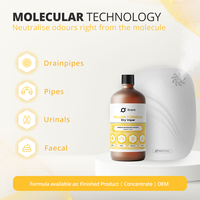 Neutralisateur d'odeurs à vapeur sèche, formule jaune standard, pour canalisations et égouts, élimine les odeurs d'urine et de matières fécales - Fût de 25 kg - Vrac