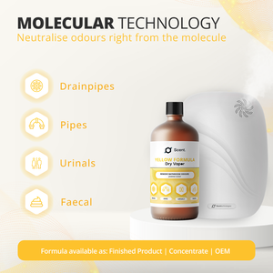 Neutralizador de Olores, Vapor Seco, Fórmula Amarilla Estándar, para Drenajes, Alcantarillado, Olores de Orina y Heces - Tambor de 25 kg - A Granel - Product Image 2