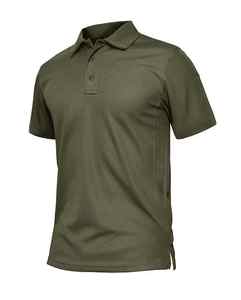 Men Tactical Golf Polo <b>Shirt</b> Short Sleeve Quick-Dry <b>Moisture</b>-<b>Wicking</b> Lightweight Performance Polo for Golf Casual polo t-<b>shirt</b> - Product Image 2