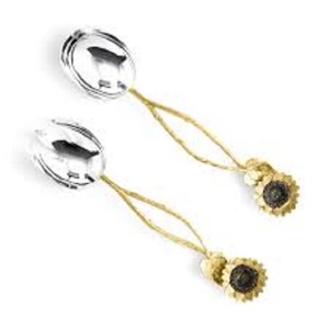 ชุดเสิร์ฟสลัดทำมือ ดีไซน์ใบไม้ใหม่ ชุดช้อนส้อมแบบแบน ชุดเสิร์ฟสลัดใหม่สำหรับเสิร์ฟอาหาร ชุดส้อมและช้อนสลัดดีไซน์ใหม่ - Product Image 5