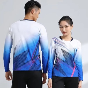 Imprimir camisa de tenis de manga de secado rápido camisetas de bádminton 2024 nueva moda coreana voleibol tenis camiseta jersey - Product Image 6