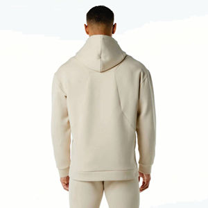 Sudadera con Capucha Personalizada de Estilo Urbano Básico, Corte Regular, para Invierno, Precio Accesible, Alta Calidad, 100% Algodón para Hombre - Product Image 3