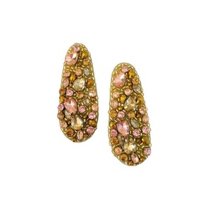 Offre Spéciale fabriqués à la main couleur dorée pierre perlée vêtement patchs accessoires décoratifs pour les mariages de fête toile tissu Offre Spéciale - Product Image 1