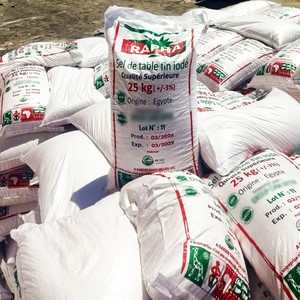 Sal fina yada con yodo RAPHA 25 kg |   Cloruro de Sodio de Alta Pureza 99.8% NaCl |   Sal Marina Refinada de Grado Alimenticio - Product Image 6