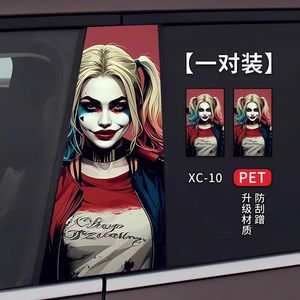สติ๊กเกอร์ตกแต่งเสา B ของรถยนต์ Jinx Joker ลายกราฟฟิตีสร้างสรรค์ สำหรับตกแต่งรถยนต์แบบปรับแต่งส่วนตัว - Product Image 4