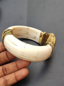 Bone Inlay Handmade Durable Bangle Cuff Bracelet High Quality Daily Life Fashion <b>Jewelry</b> <b>Vintage</b> Look Antique Imitation New - Product Image 3