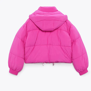 Veste matelassée à bulles de qualité supérieure pour femmes, couleur unie, rayures de perles, séchage rapide, réversible, respirante, style streetwear tendance - Product Image 5