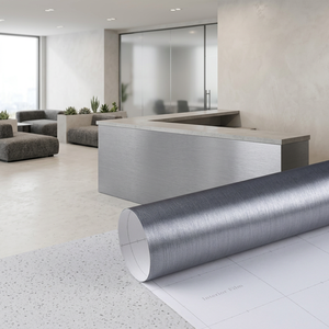 Film architectural pour intérieur DIONT SURFACE. Fabriqué en Corée. PVC décoratif auto-adhésif. Pour les murs, les portes, les meubles et plus encore. DME004 - Product Image 1