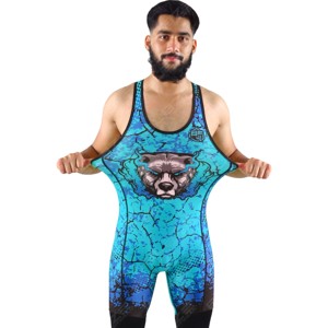 Blaze Fight Wear 2025 Custom <b>Men's</b> Wrestling <b>Singlets</b> All Sublimation Stretch International <b>Singlets</b> - Product Image 1