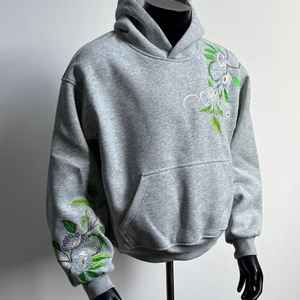 เสื้อฮู้ดดี้ผ้าเฟรนช์เทอร์รี่พิมพ์ลายดิจิทัล โลโก้สั่งทำได้ กระเป๋าเสื้อ ผ้าฝ้าย 100% สีพื้น ระบายอากาศ แห้งเร็ว ทรงปกติ - Product Image 6