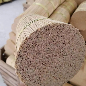 BÂTON DE BAMBOU ROND POUR LA FABRICATION D'ENCENS DE HAUTE QUALITÉ-Vente en gros de bâton de bambou naturel export - Product Image 1