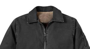 Custom Vintage 100% Denim Turn Down Collar Work Wear Breathable Canvas Custom Logo Waterproof Plus Size <b>Jacket</b> Men - Product Image 6