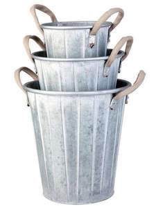 Maceta galvanizada de metal de alta calidad para un uso duradero en el paisajismo exterior del jardín doméstico - Product Image 6