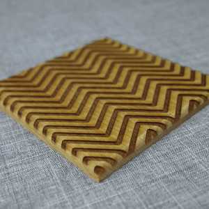 Posavasos de madera natural de gran venta con resina a bajo precio, posavasos decorativos para mesa de comedor, posavasos de piedra reutilizables lavables - Product Image 6