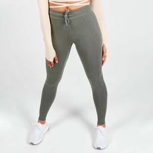 Pantalon Leggings Casual d'Hiver pour Femmes, Taille Haute Droite, 100% Coton Respirant, Devant Plat, Longueur Entière, Meilleure Qualité - Product Image 2