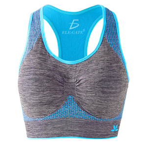 Set Reggiseno Sportivo Senza Cuciture per Yoga, Fitness e Attività Fisica, Regolabile, Taglie Forti, con Fodera in Spandex, Imbottito, Stampa Media - Product Image 2