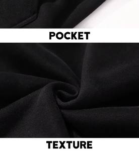 Sweat à capuche en molleton raglan surdimensionné à blocs de couleurs unisexe pour l'automne/hiver Vêtements de couple chauds et élégants - Product Image 4