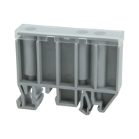 Supports de marqueurs de UDK4-B gris britanniques pour accessoires de bornier Pièce de fixation essentielle