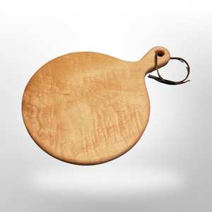 Planche à découper en bambou au fini naturel avec acier inoxydable pour les cuisines modernes et éco-responsables utilisation planche à fromage - Product Image 1